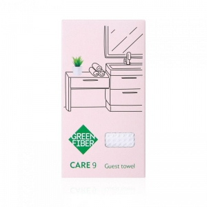 Вафельное полотенце для гостей Green Fiber CARE 9, молочное